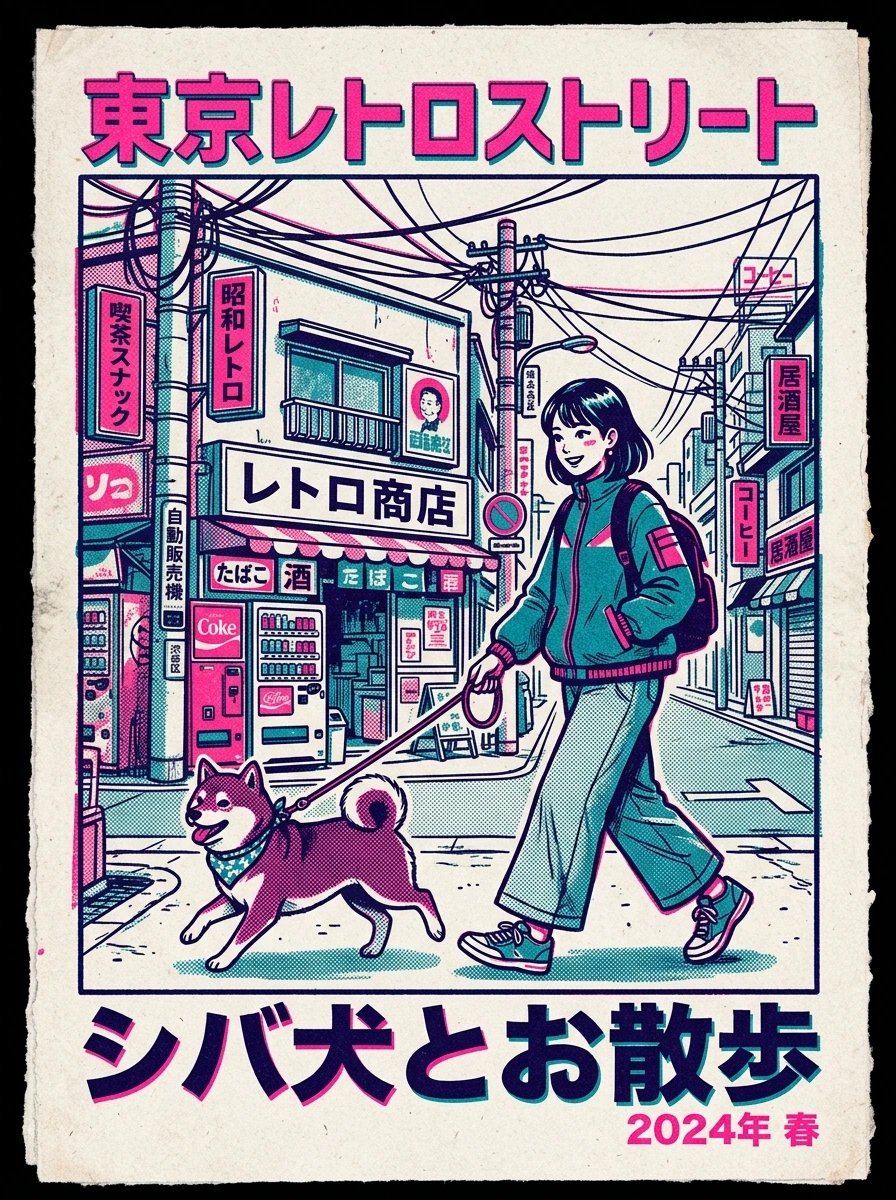 Risograph print art